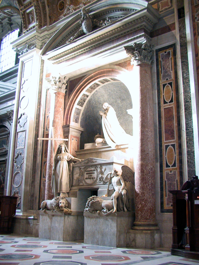 829-1834 - Vatican - Basilica S. Pietro - Clement XIII Monument