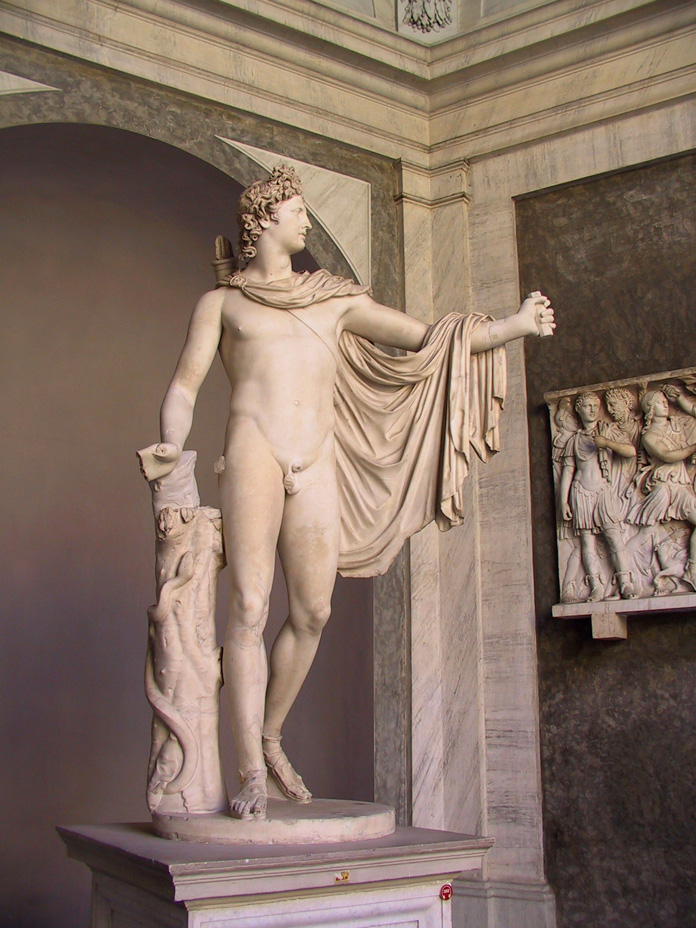 841-1794 - Vatican Museums - Octagonal Courtyard - Apollo Belvedere