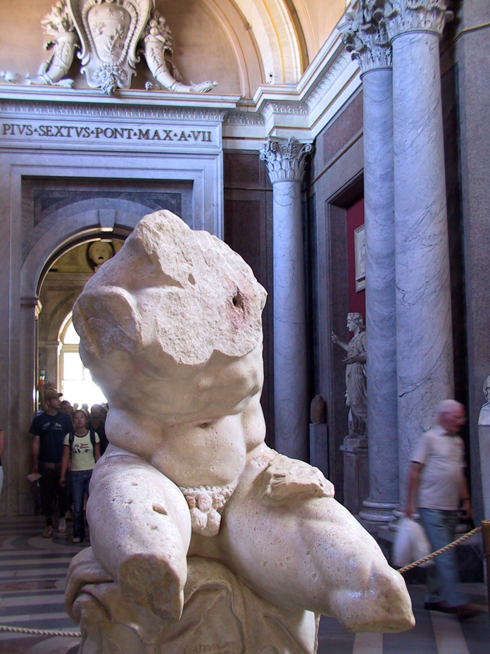 844-1798 - Vatican Museums - Vestibule of the - Belvedere Torso