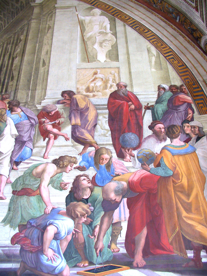 859-1814 - Vatican Museums - Raphael Rooms - School of Athens - Raphael