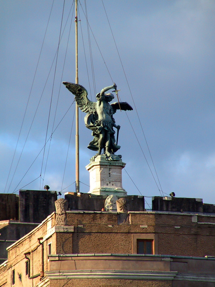 863-1854 - Roma - Castel Sant'Angelo - Bronze of St. Michael